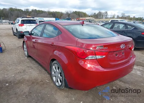 2013 Hyundai Elantra Limited z USA, uszkodzony, nr VIN KMHDH4AE1DU736077